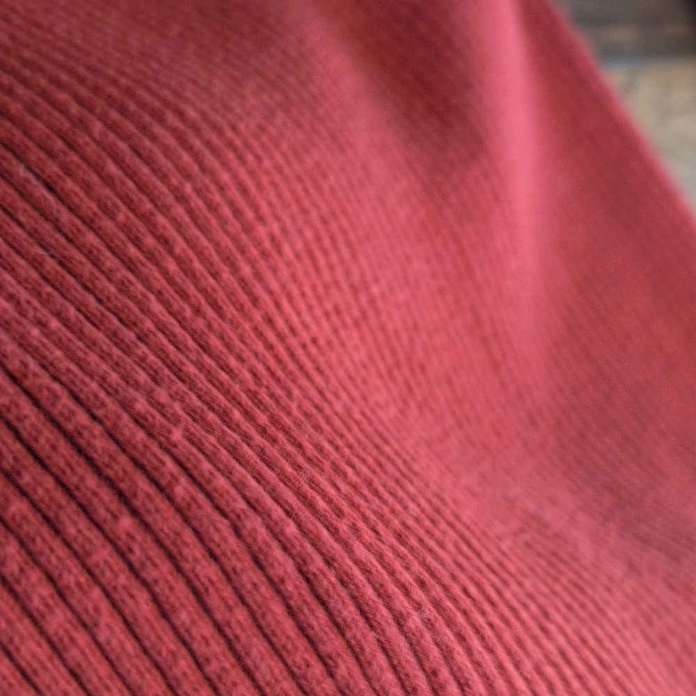 Reference Point Ribbed Orange/Coral Turtleneck Fitted Sweater M            M671 - Picture 9 of 9